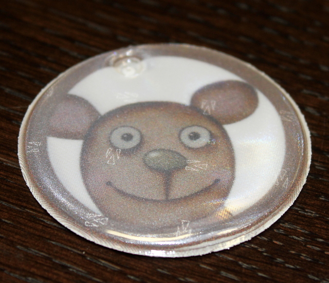 Pyöreä heijastin nalle Pyöreä heijastin nalle