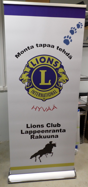 Roll up Exclusive Lions Club Lappeenranta Rakuuna Roll up Exclusive Lions Club Lappeenranta Rakuuna