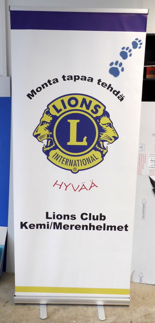 Roll-Up Lions Club Kemi/Merenhelmet Roll-Up Lions Club Kemi/Merenhelmet