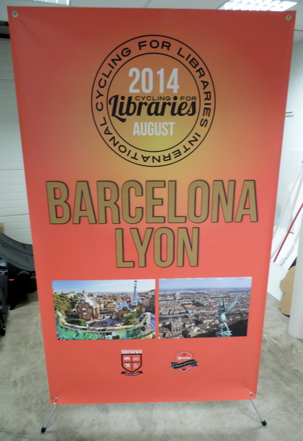 X-banner Barcelona Lyon X-banner Barcelona Lyon