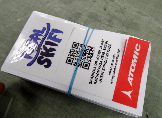 QR-koodi tarra REAL SKIFI QR-koodi tarra REAL SKIFI