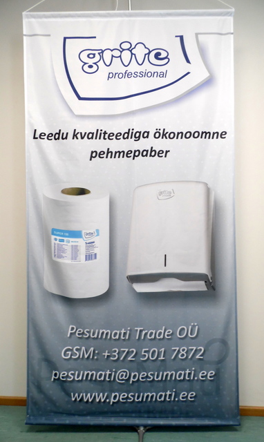 Banderolli lippuneuloksesta grite Banderolli lippuneuloksesta grite