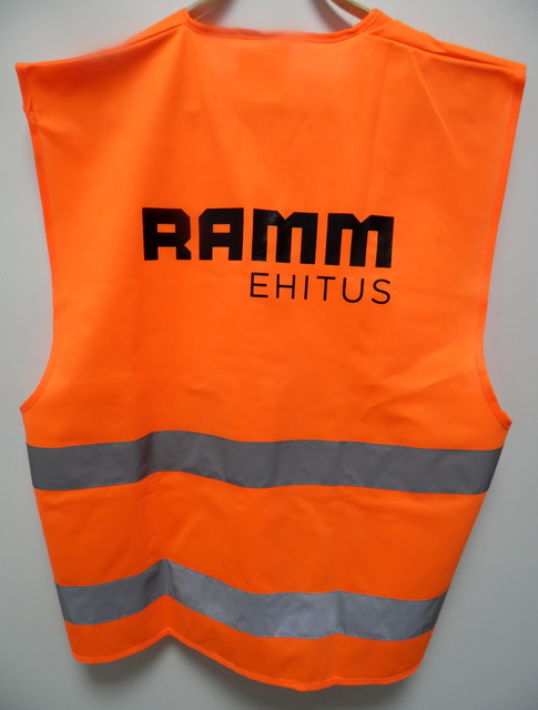 Silkkipainettu heijastinliivi Silkkipainettu heijastinliivi