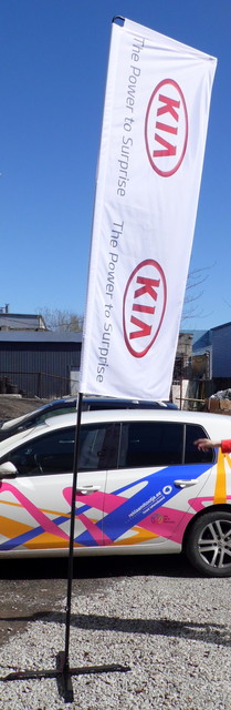 Mainoslippu KIA Mainoslippu KIA