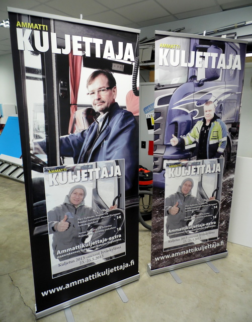 Rollup Ammatti kuljettaja Rollup Ammatti kuljettaja