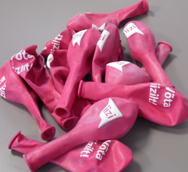 Ilmapallot logolla Ilmapallot logolla