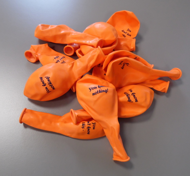 Ilmapallot logolla Ilmapallot logolla