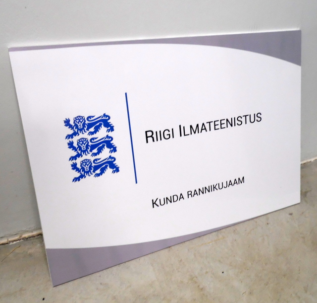 Kyltti Riigi Ilmastikuteenistus Kyltti Riigi Ilmastikuteenistus