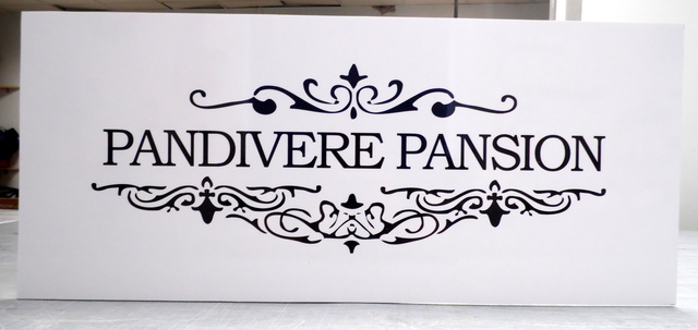 PVC kyltti Pandivere Pansion PVC kyltti Pandivere Pansion