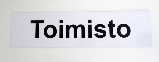 5 mm PVC kyltti tarralla 5 mm PVC kyltti tarralla