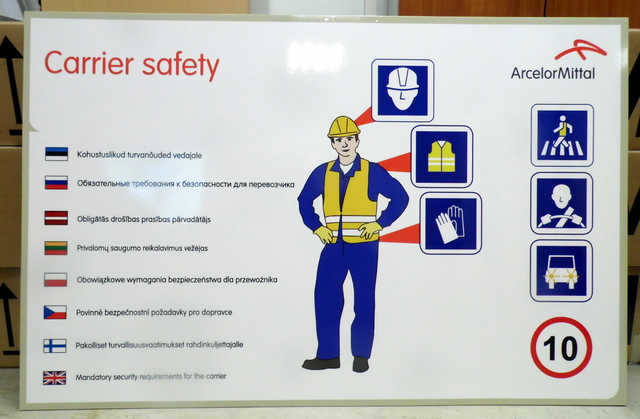 Kyltti ArcelorMittal Kyltti ArcelorMittal