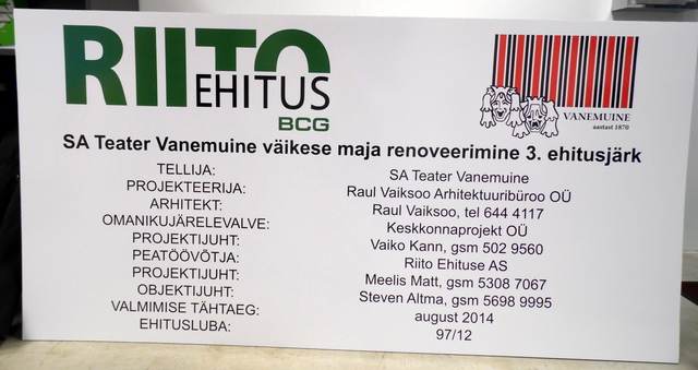 Julkisivukyltti Riito ehitus Julkisivukyltti Riito ehitus