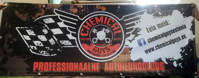 PVC bänneri Chemical Guys