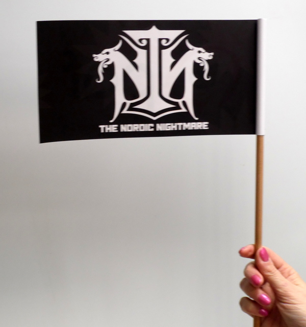 Käsilippu puinen liputankolla Käsilippu puinen liputankolla